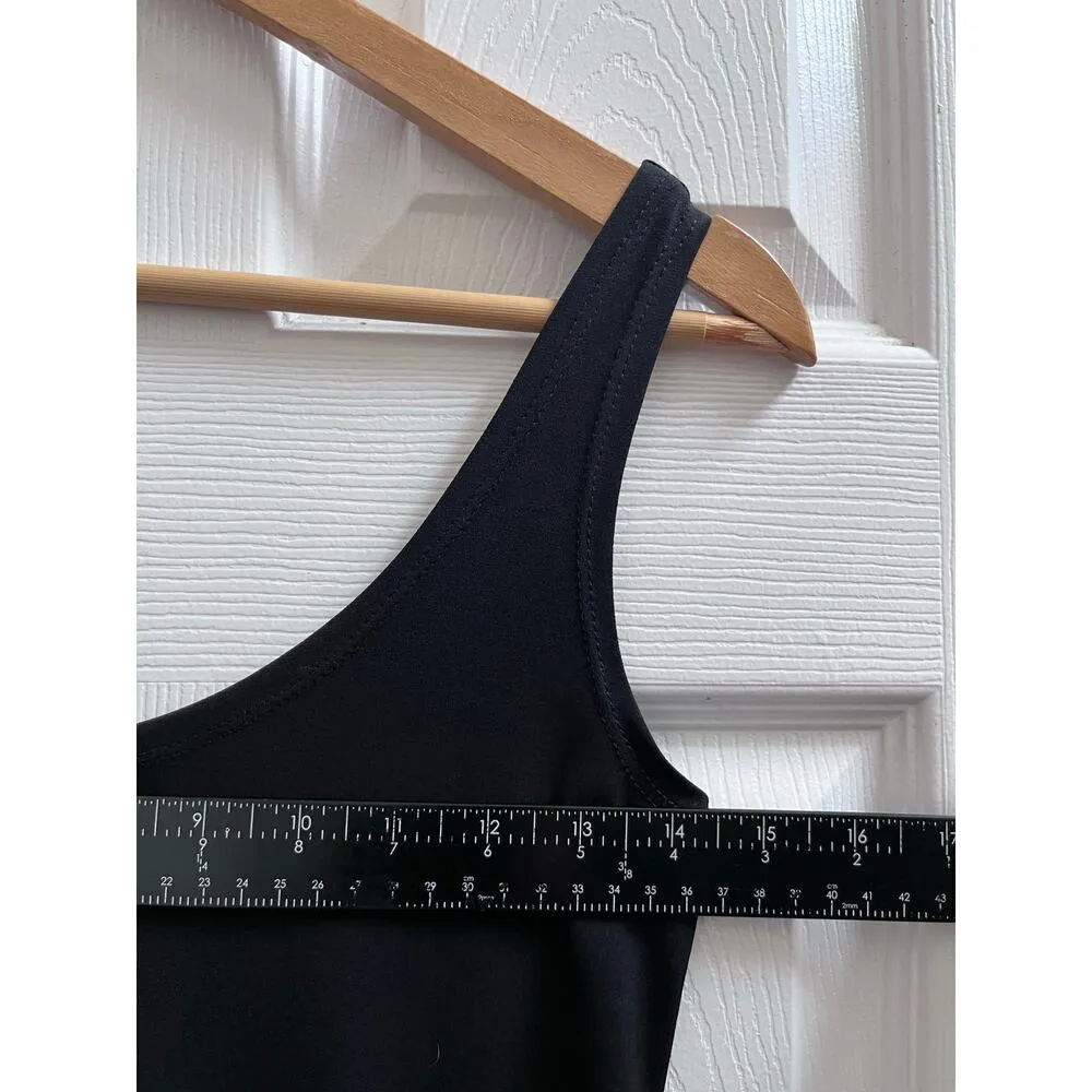 Black Sleeveless Tank Bodycon Mini Dress Size Small - Image 4
