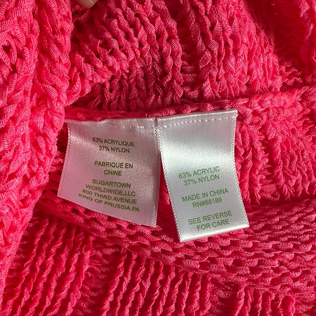 Lilly Pulitzer Sleeveless Luca Fringe Crochet Blouse Size XS - Image 8