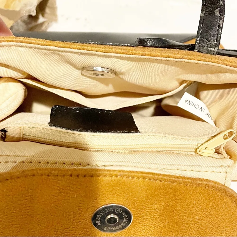 Kate Spade Vintage Mini Brown Faux Suede Handbag - Image 4