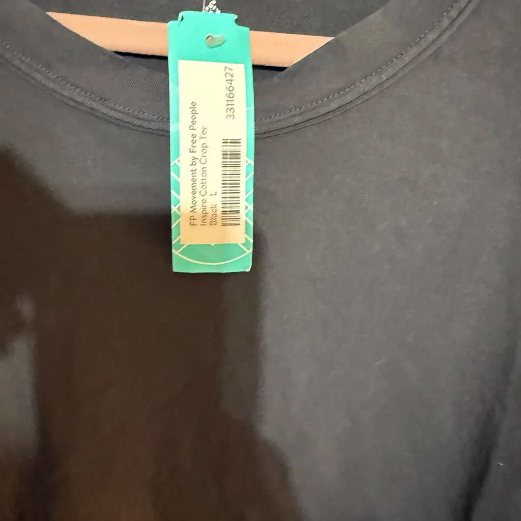 Free People Movement Crew Neck Short Sleeve Inspire
Oversized Boxy Cropped Shirt - Image 7