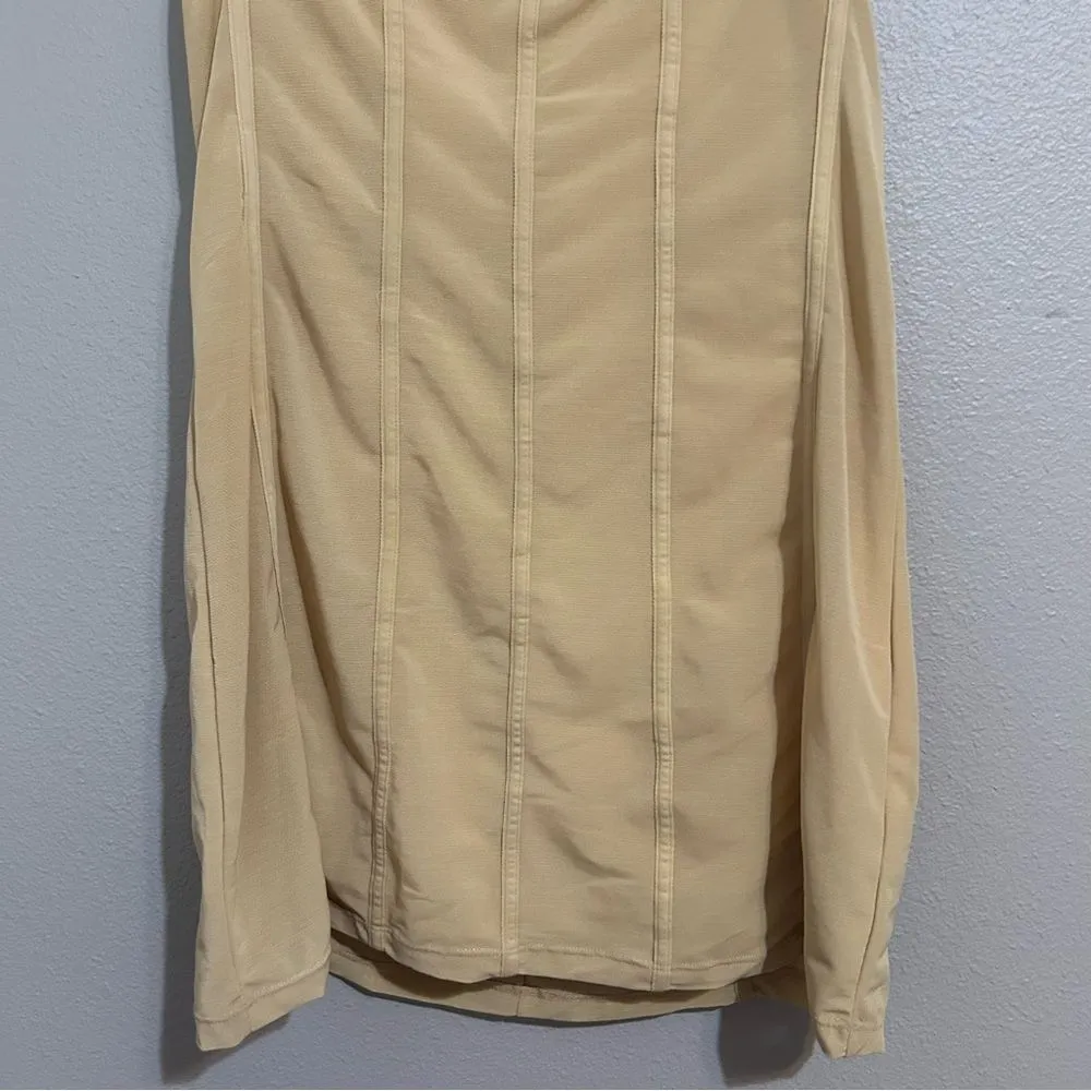 Urban Outfitters Bari neutral corset mini dress women’s size large - Image 5