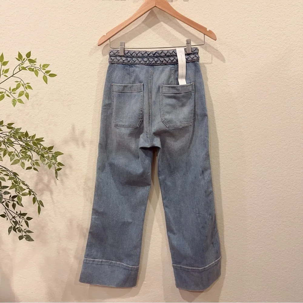 Current/Elliott the braided high waist cropped Size 25 NWT - Image 12