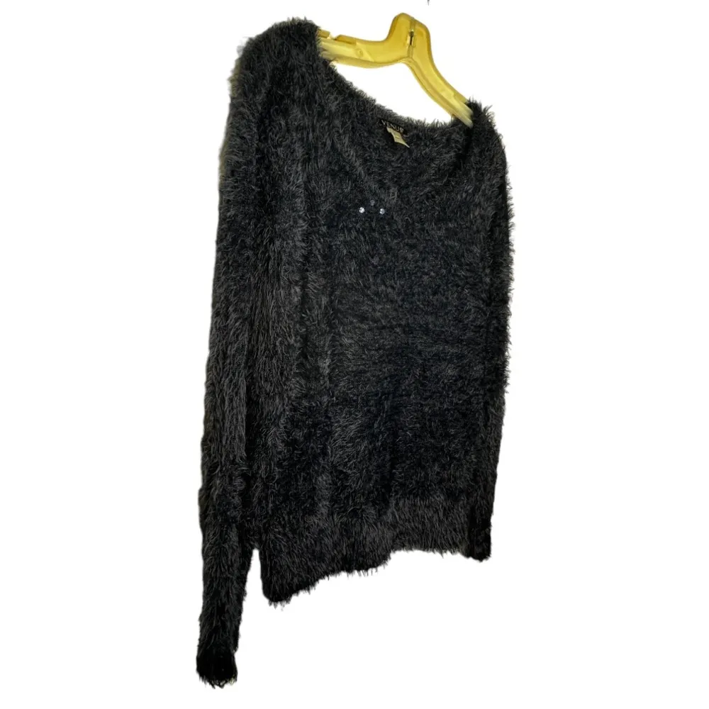 Venus Navy Fuzzy‎ Sweater - Image 3