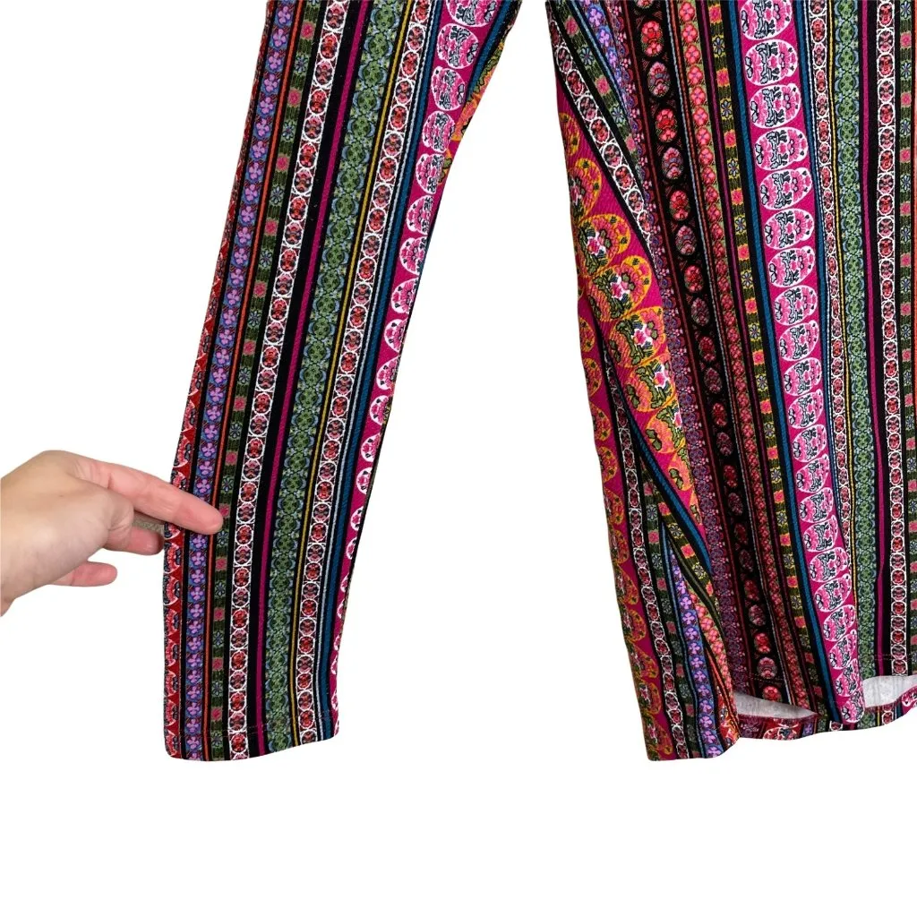 Show Me Your Mumu John Bell Sweater Size Medium Top Colorful Stripe Long Sleeve - Image 3