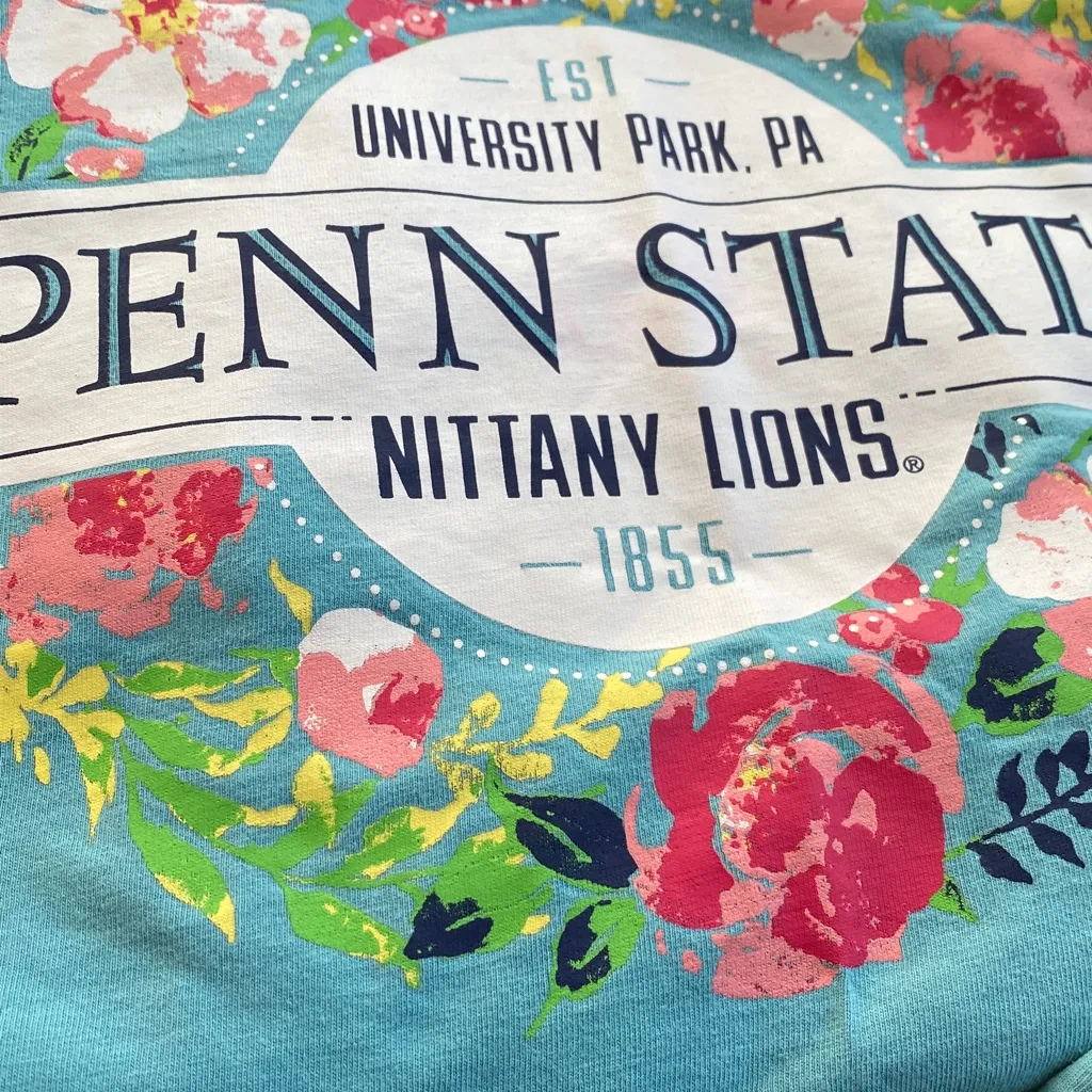 Champion Penn State Nittany Lions Long Sleeve 100% Cotton Shirt - Image 2
