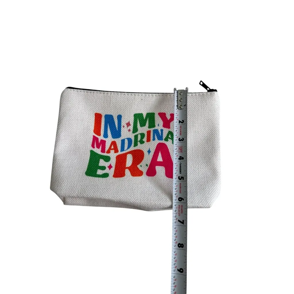 IN MY MADRINA ERA Cosmetic Makeup Bag NEW NWOT - Image 4