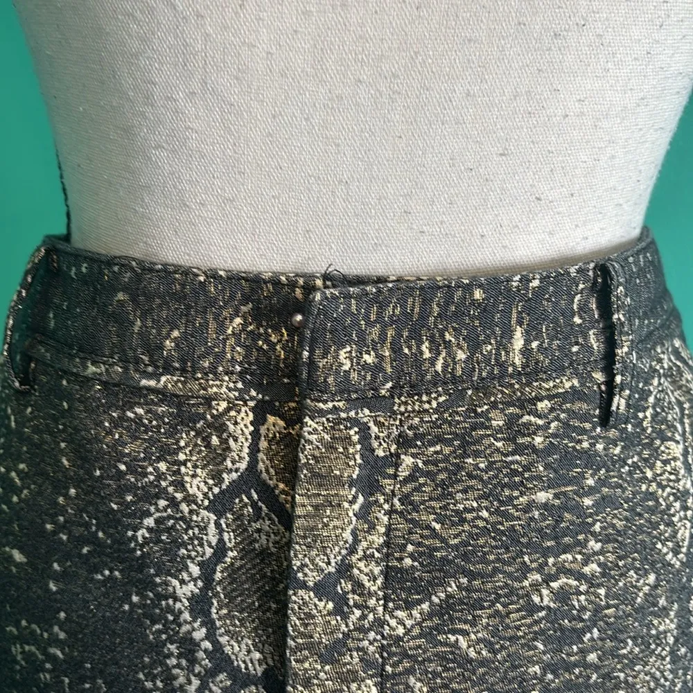 Worthington Metallic Snake Print Lined Pants - Image 3