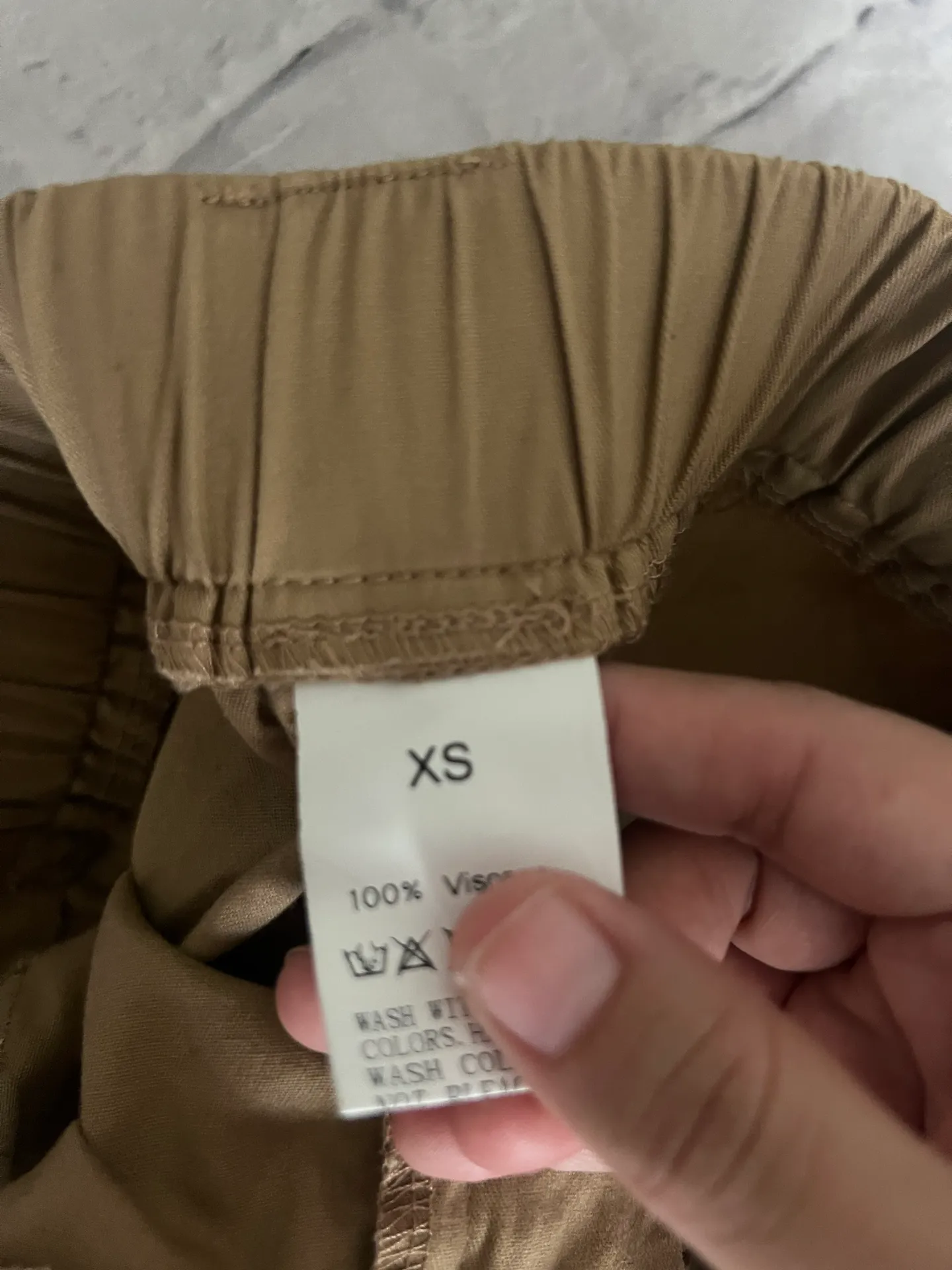 High Waist Cargo Shorts Size XS - Image 6