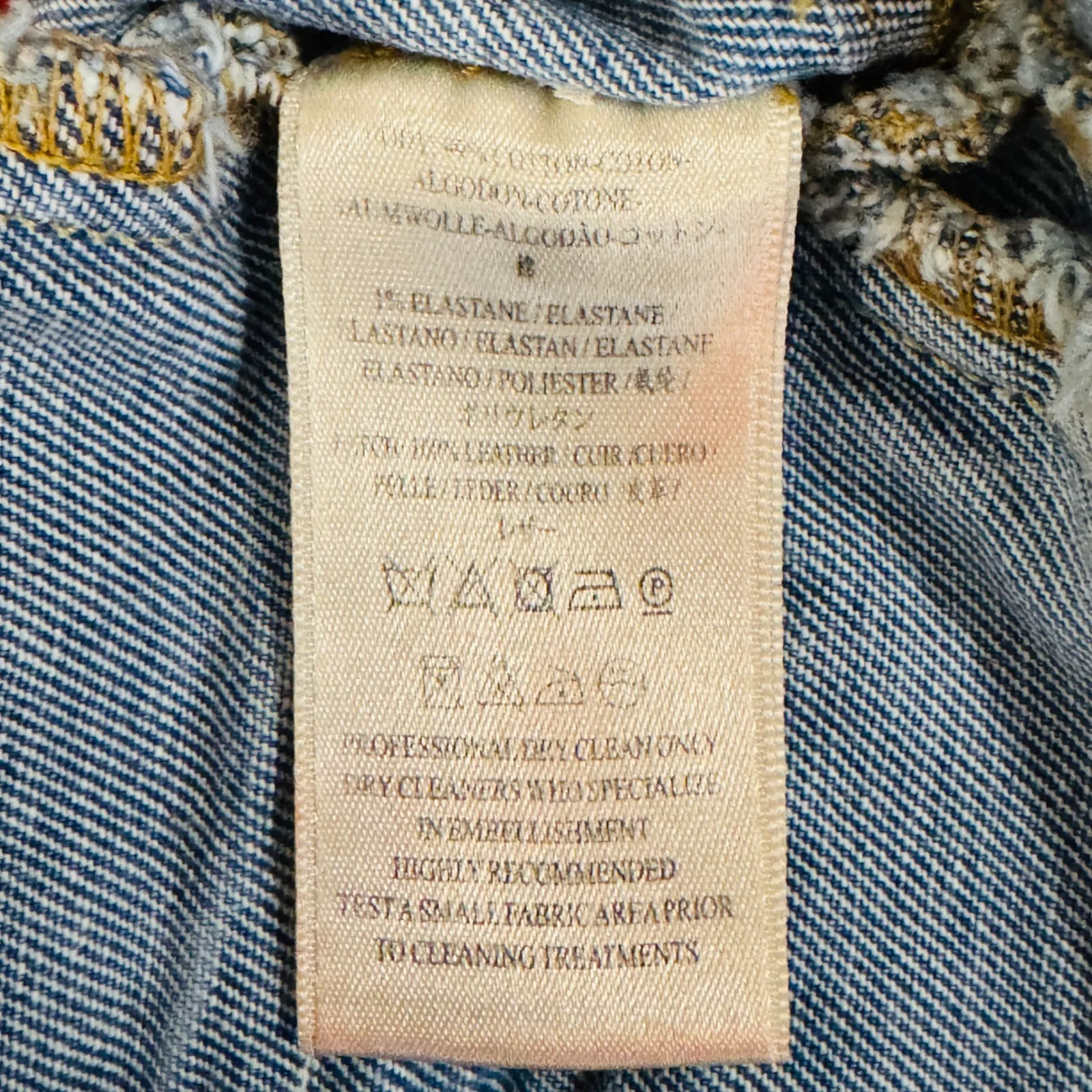 We The Free People Firecracker Flare Red Star Jeans Womens 31 Mid-Stone Retro - Image 4