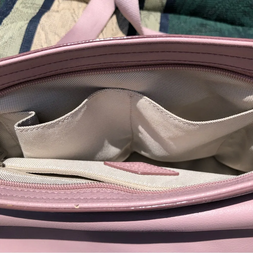 Fossil Maya Crossbody Suede Leather Lilac Purse - Image 15