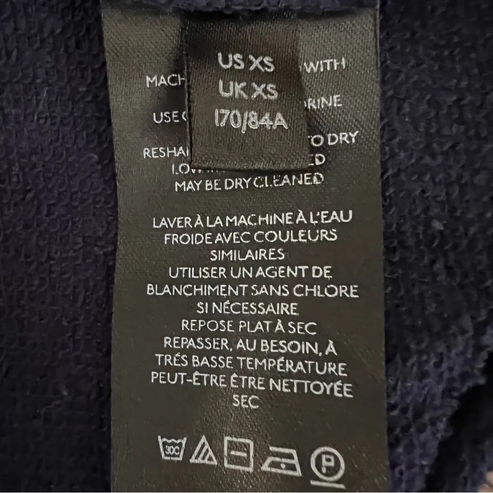 Maeve Anthropologie Beach Embroidered Sweatshirt Tee Riviera Cotton Shirt Sz XS - Image 7