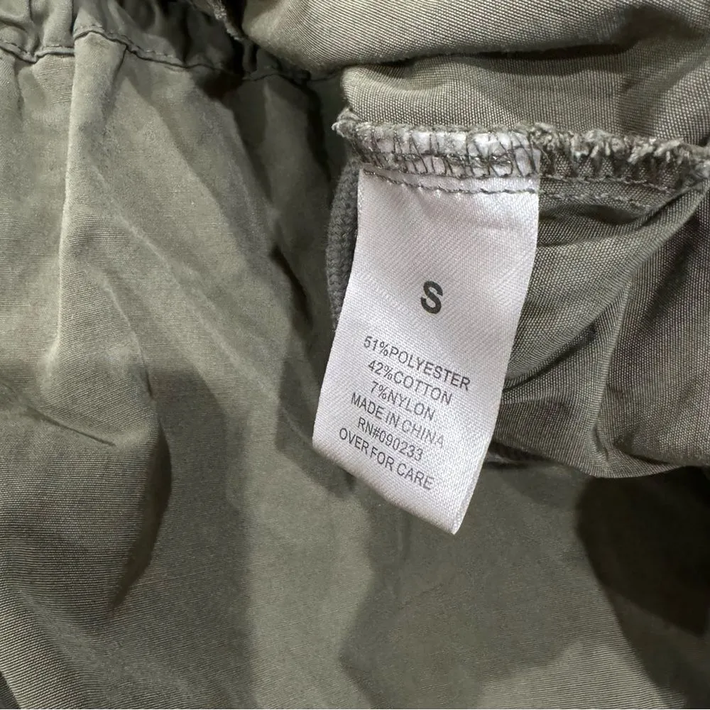 Pacsun LA Hearts Green Jacket Women’s Small - Image 3