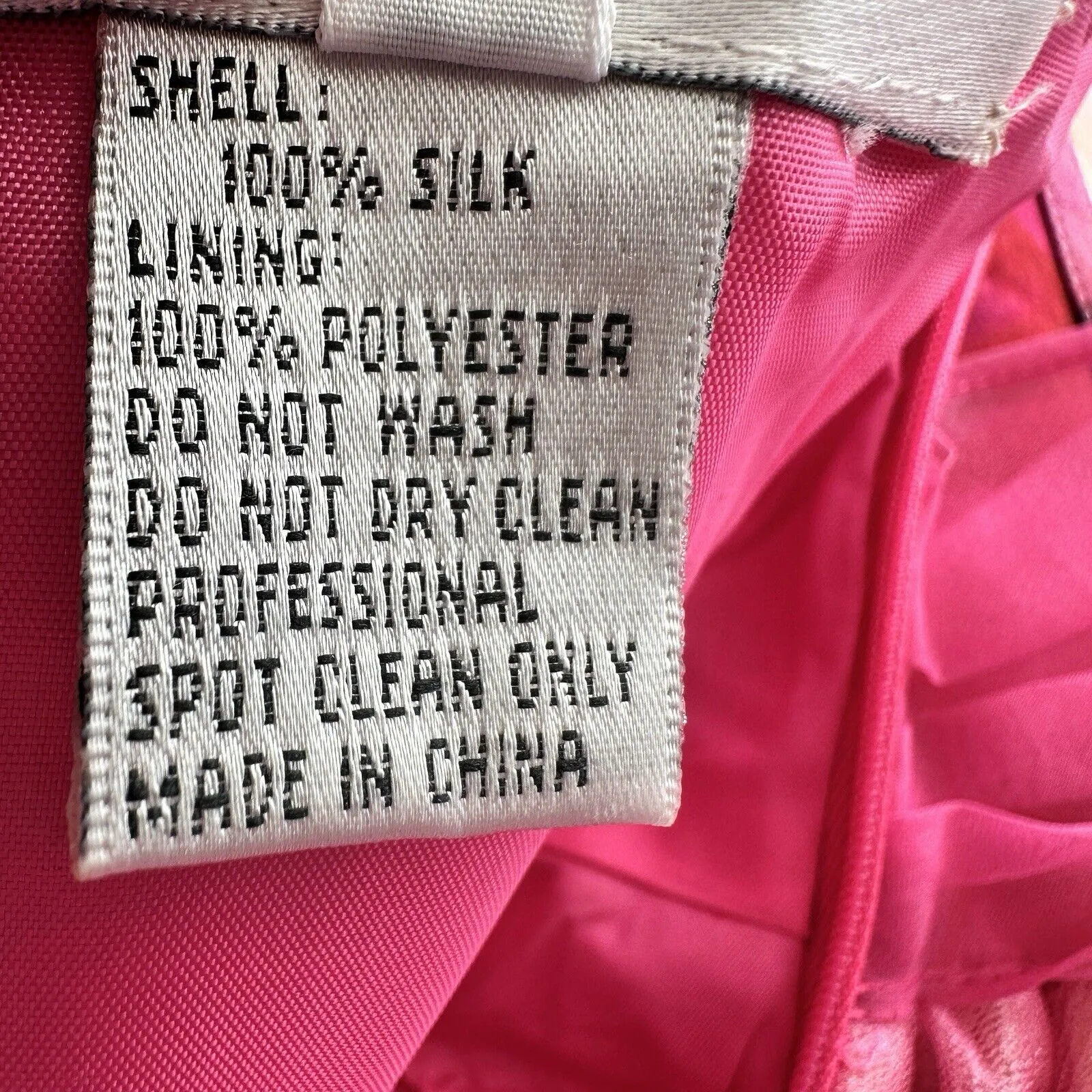 Sherri Hill Y2K  VTG  Bright Pink Floral Silk Tulle Tutu Prom Dress Size 4 - Image 10