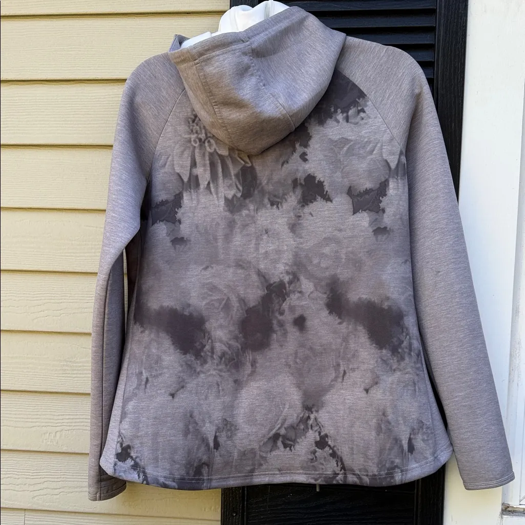 Mondetta Gray and Black Tie-Dye Utility Jacket - Image 8