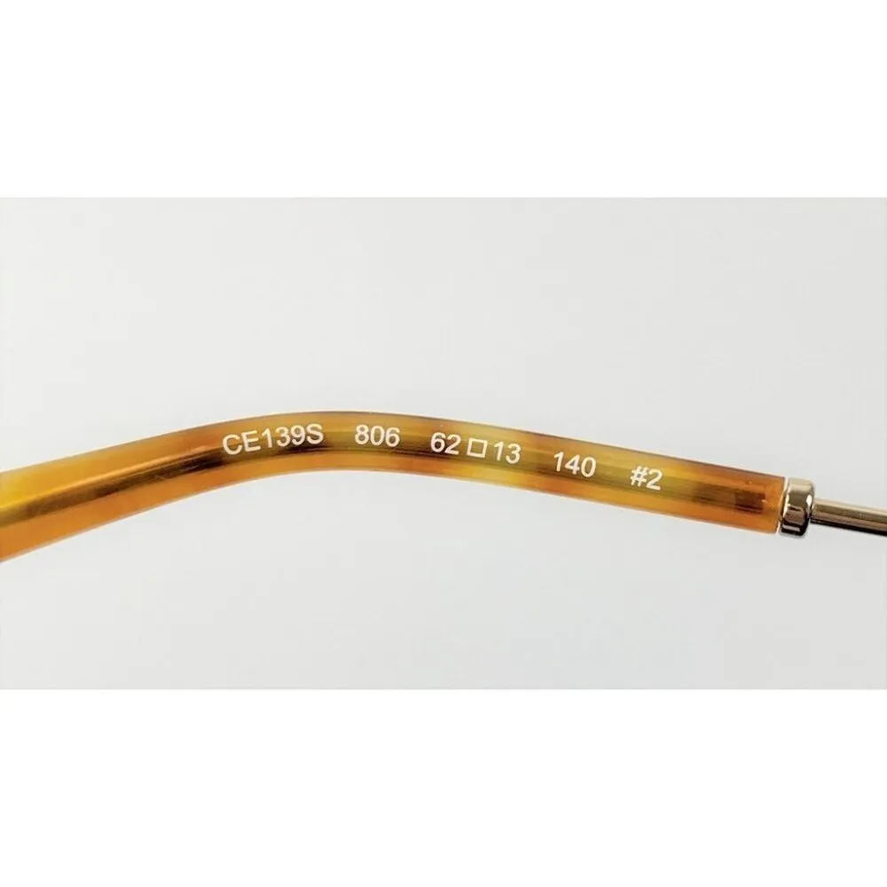 NIB Chloé Gold Sunglasses CE139S - Image 2