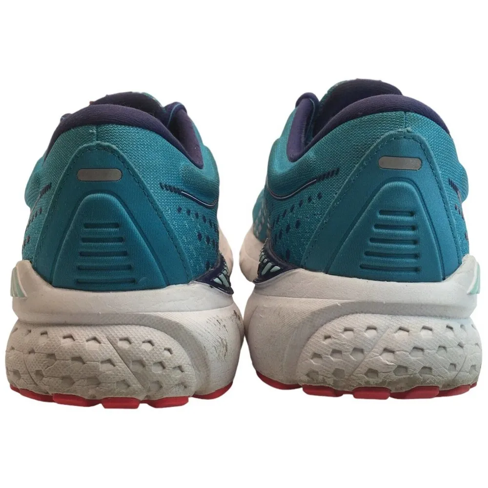 Brooks Womens Adrenaline 21 Guiderails DNA Loft Cushion Support Teal Green 10 - Image 6