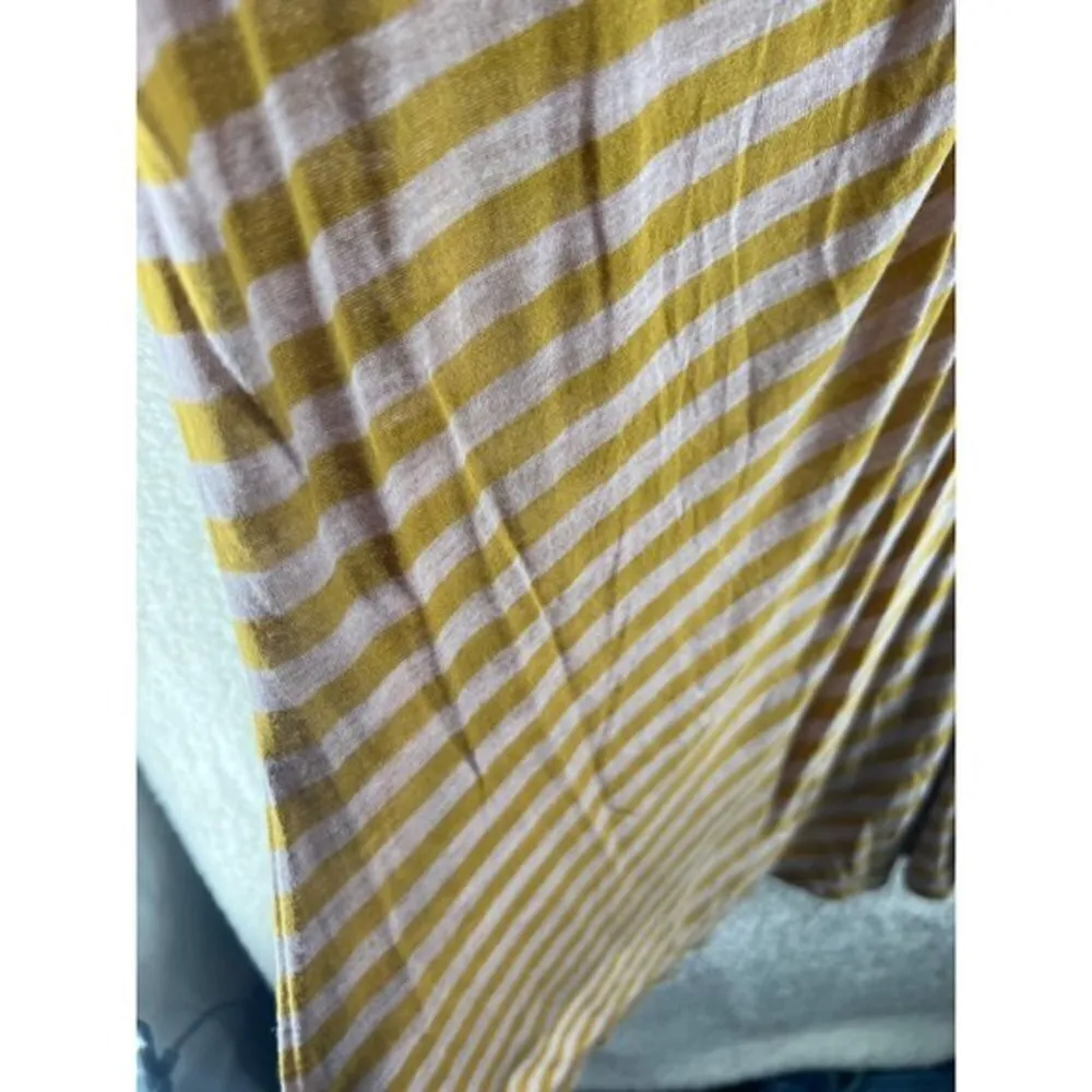 Anthropologie Cartonnier Womens‎ Tops Size M Striped Ruffle Tunic - Image 6