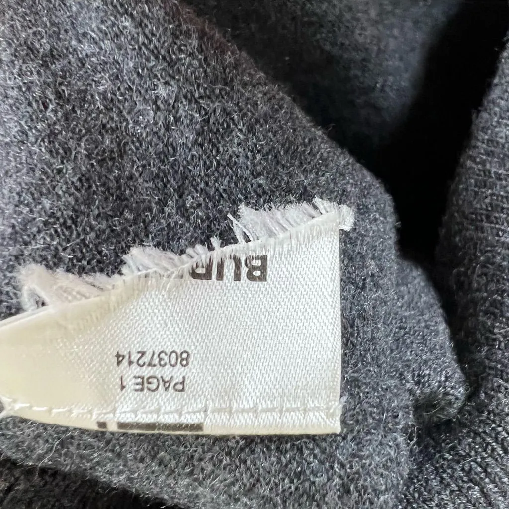 Burberry Gray Knit Turtleneck Sweater Size Large - Image 6