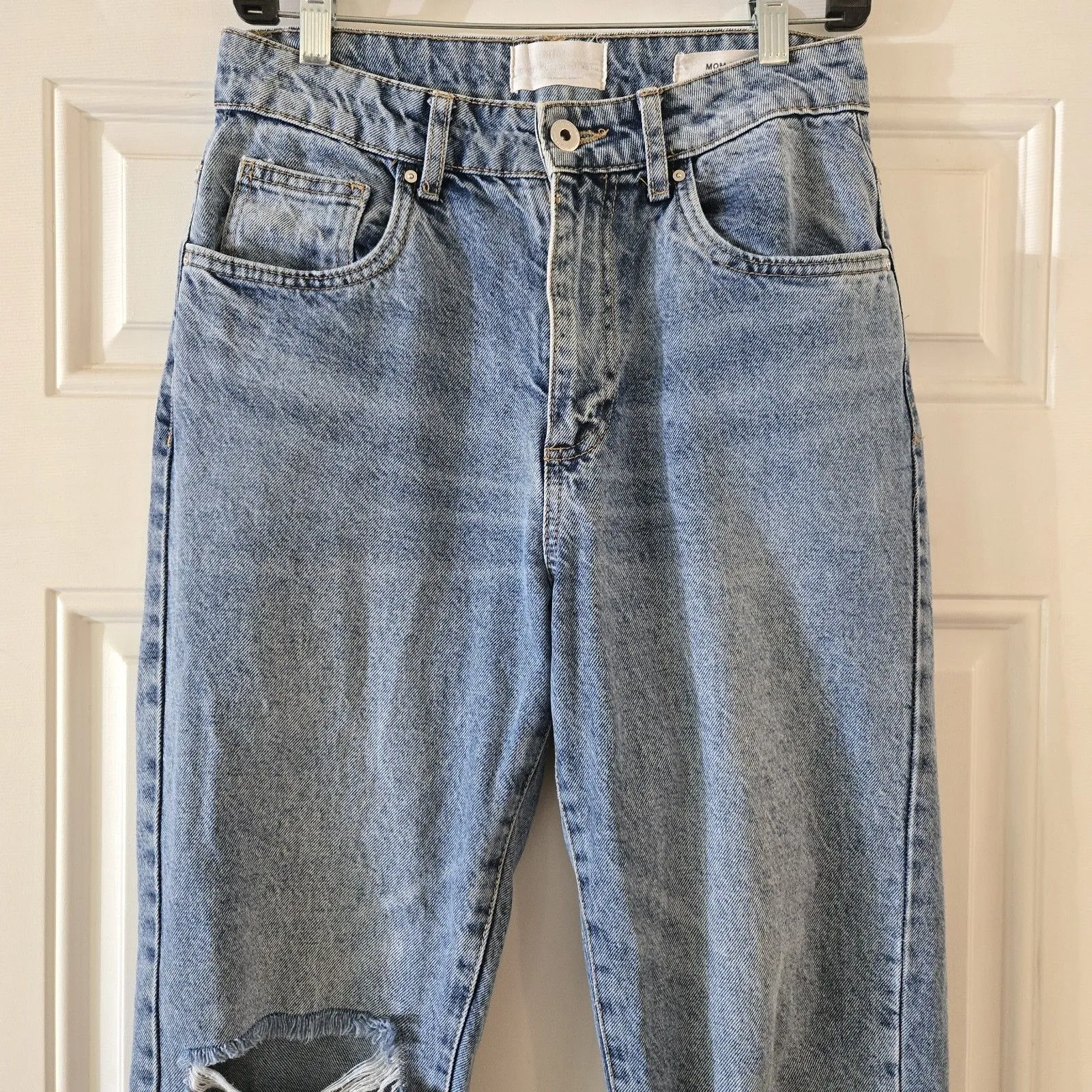 Cotton On Jeans Mom Jeans Straight Leg Denim Women's Size 8 Baggy Boyfriend Y2K - Image 2