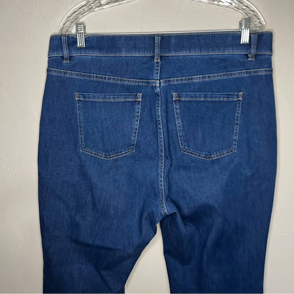 Soft Surroundings The Ultimate Pull On Bootcut Denim Jeans - Image 7