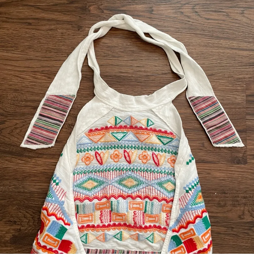 Altar’d State Halter Neck Embroidered Top Boho Western Aztec Sz XS/S - Image 9