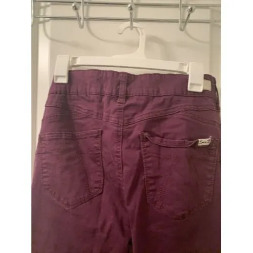 Seven 7 Est. 1964 Women's Plum Purple Jeans Size 14 Pockets Zip Stretch Skinny - Image 14