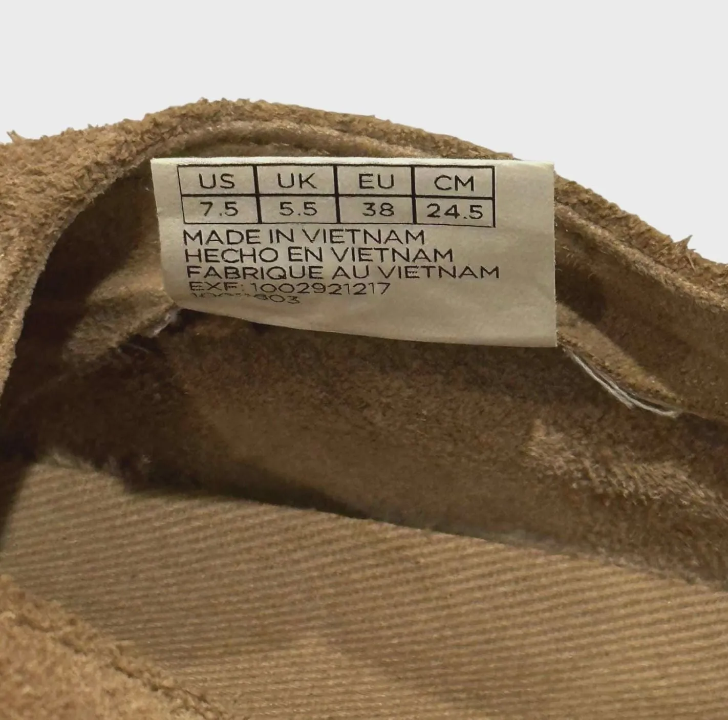 Toms Slip On Sneaker Shoe Sunset Suede Casual Tan Brown Women's Size 7.5 - Image 8