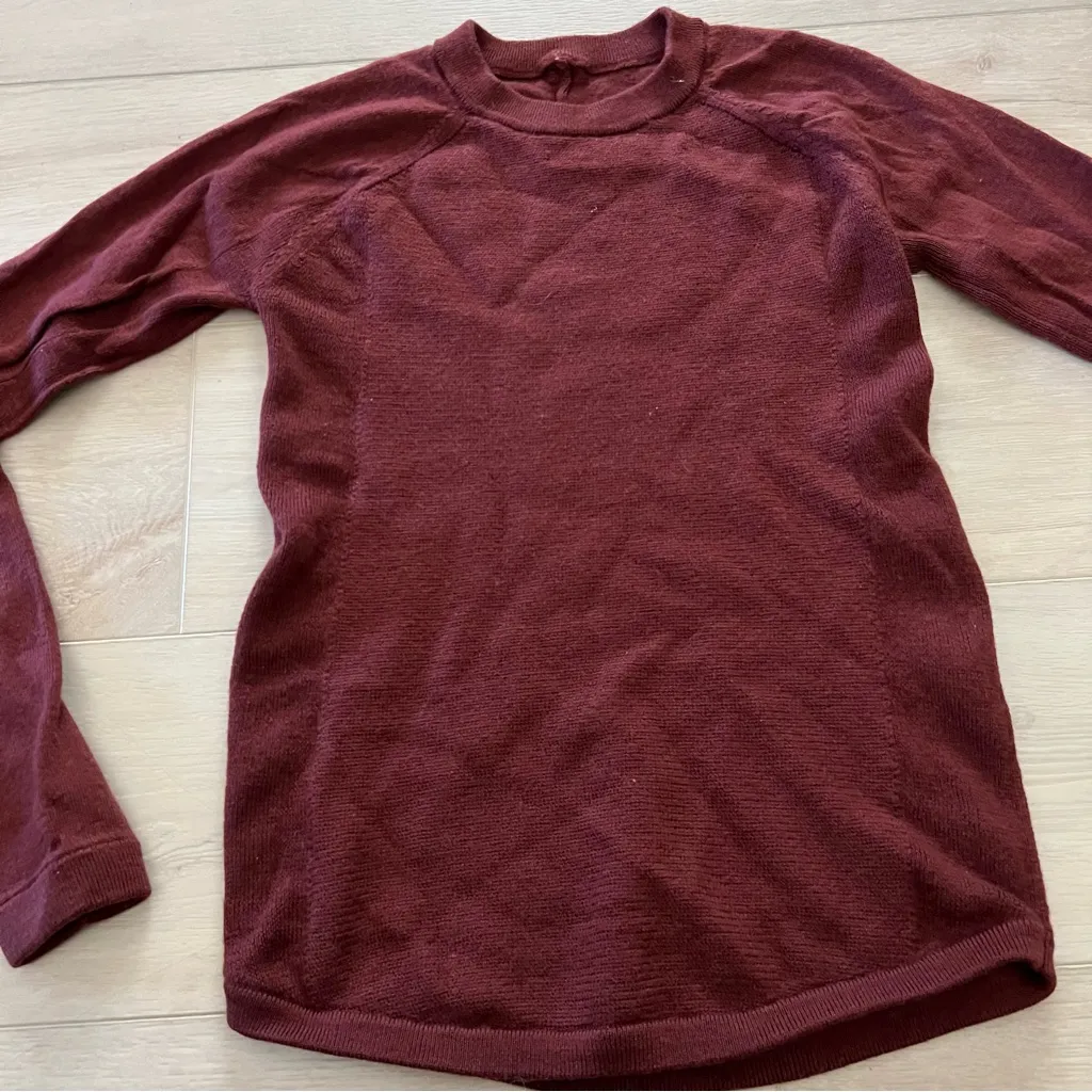 Lululemon Sit in Lotus Sweater 100% Merino Wool - Image 3