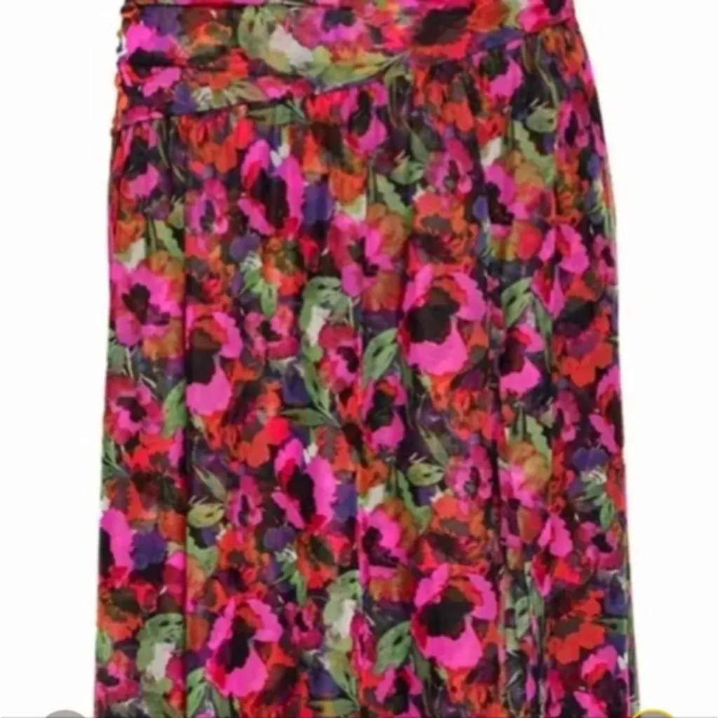 NWT MISA Los Angeles “Dania” Asymmetrical Floral Wrap Skirt Size Small - Image 6