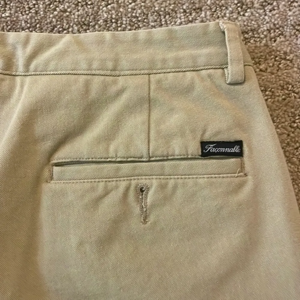 F. By Faconnable Flat Front Khaki Chino Pants - Image 7