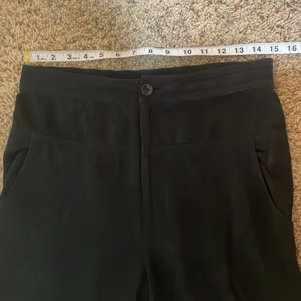 Anthropologie Champlain Linen Blend Black Jogger Pants Size 4 Lagenlook Boho - Image 13