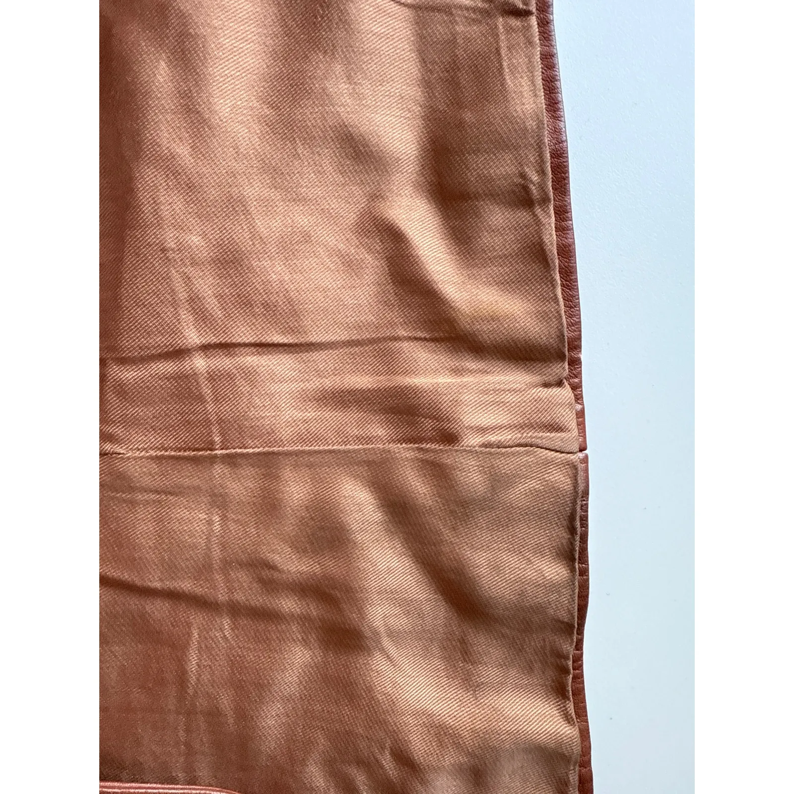 Vintage 70s Leather Blazer in Cognac Brown Size Medium - Image 7