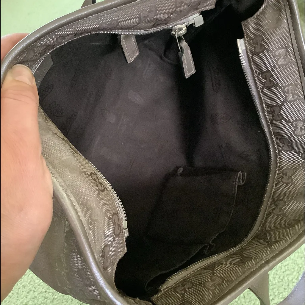 Authentic GUCCI PVC GG monogram tote bag🌸 - Image 14