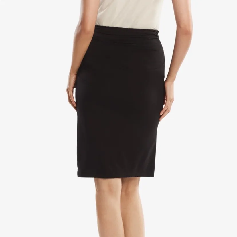M.M. Lafleur The Soho Black Ruched Skirt size XL - Image 2