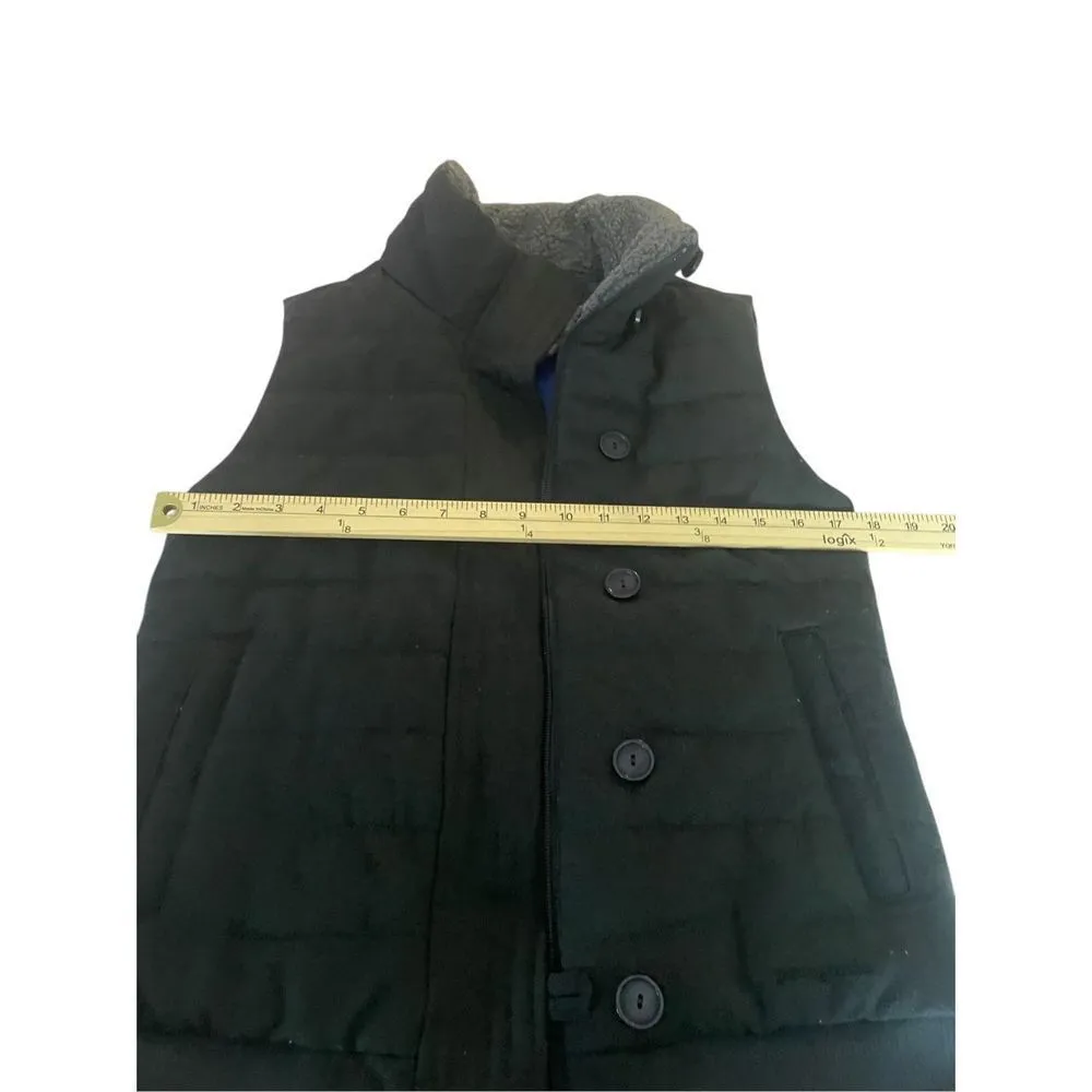 Patagonia Women’s Vagabunda Quilted Fleece Neck Puffer Vest Dark Gray S - Image 9