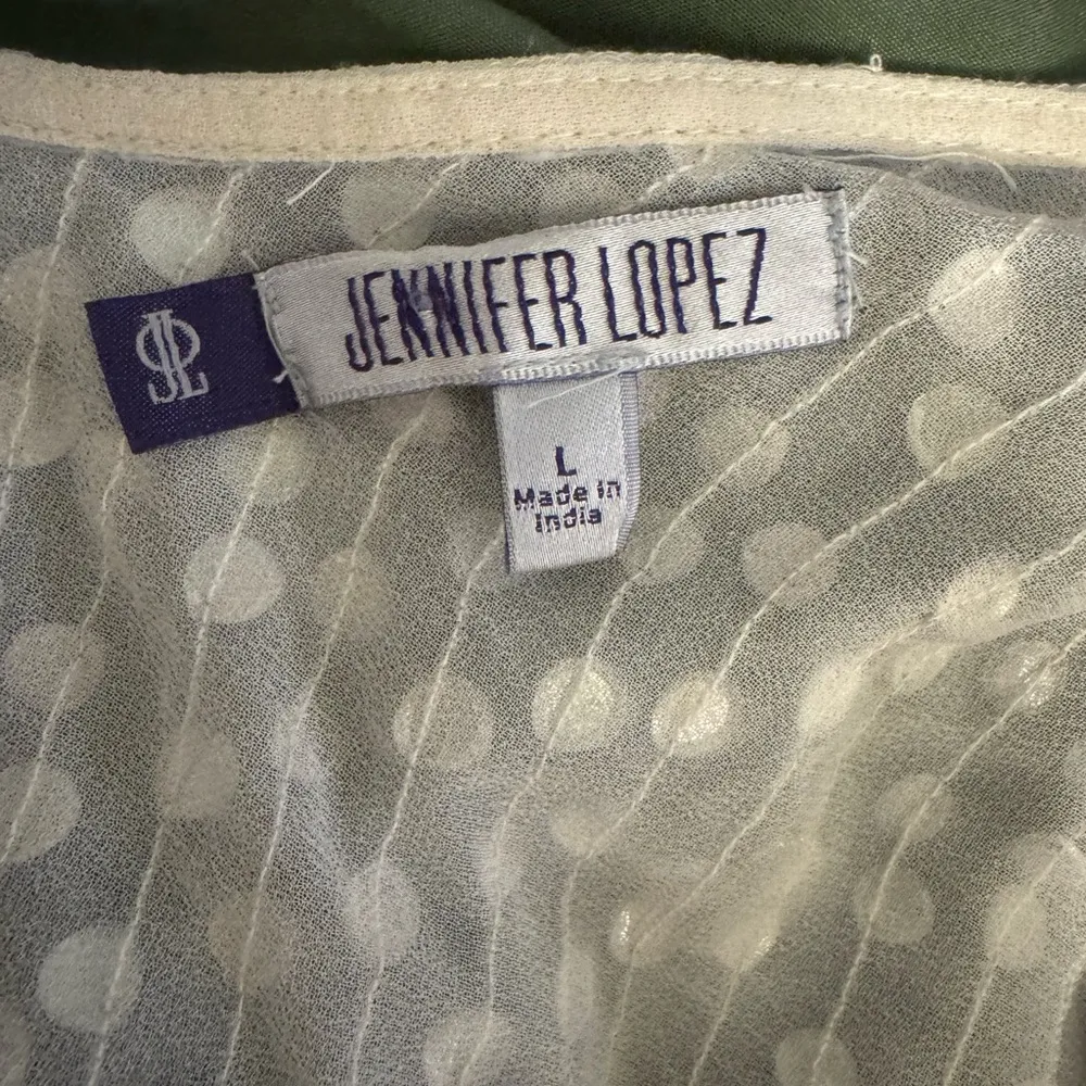 Jennifer Lopez  Cream Sequin Blouse - Image 2