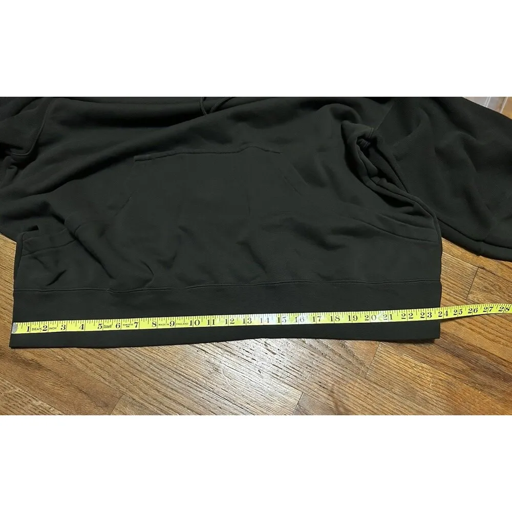 Nike Modern Fleece Oversize Hoodie Sequoia Green Center Swoosh Essential Size XL - Image 9