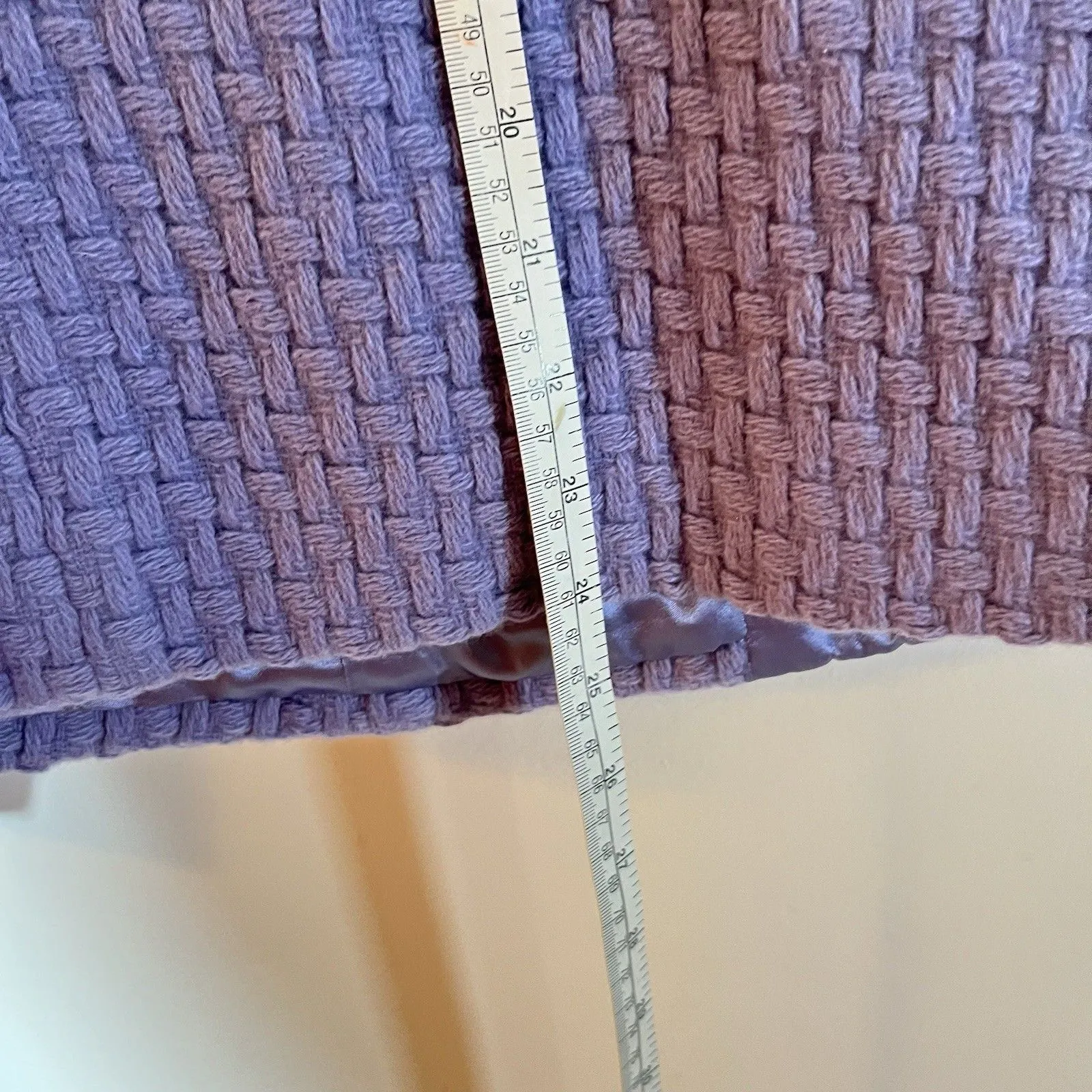 Appleseeds Jacket Womens Sz 14 80% Wool Lavender Knit Purple Size L - Image 6