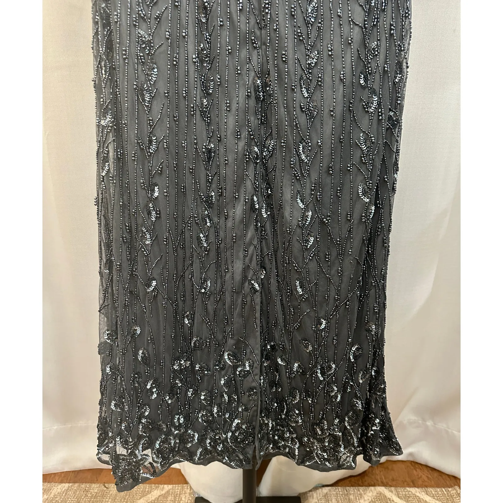 Mac Duggal Embellished Cape Sleeve Column Dress #5939 Plus Size 22 W NWT - Image 14