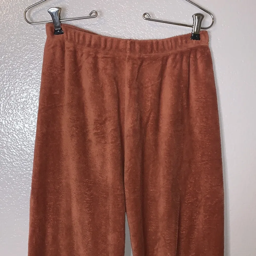 Extra Belleza brown super soft plush pajama pants Size M - Image 2