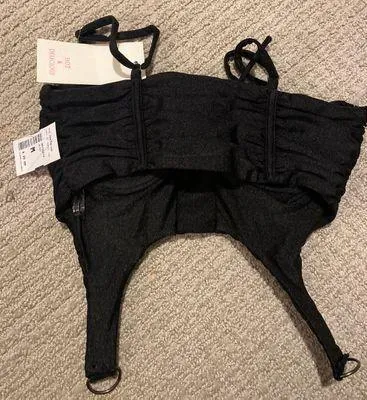 Edge Black Corset Top - Image 2