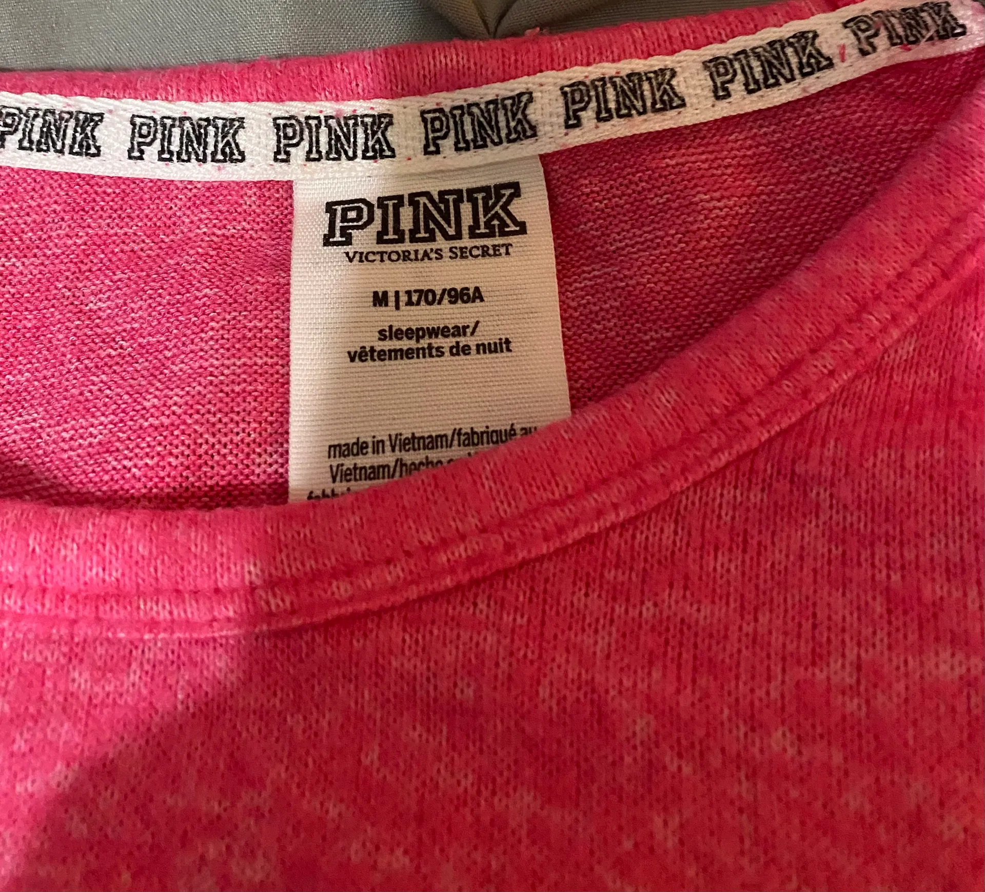 VS Pink pajama shirt  - Image 3
