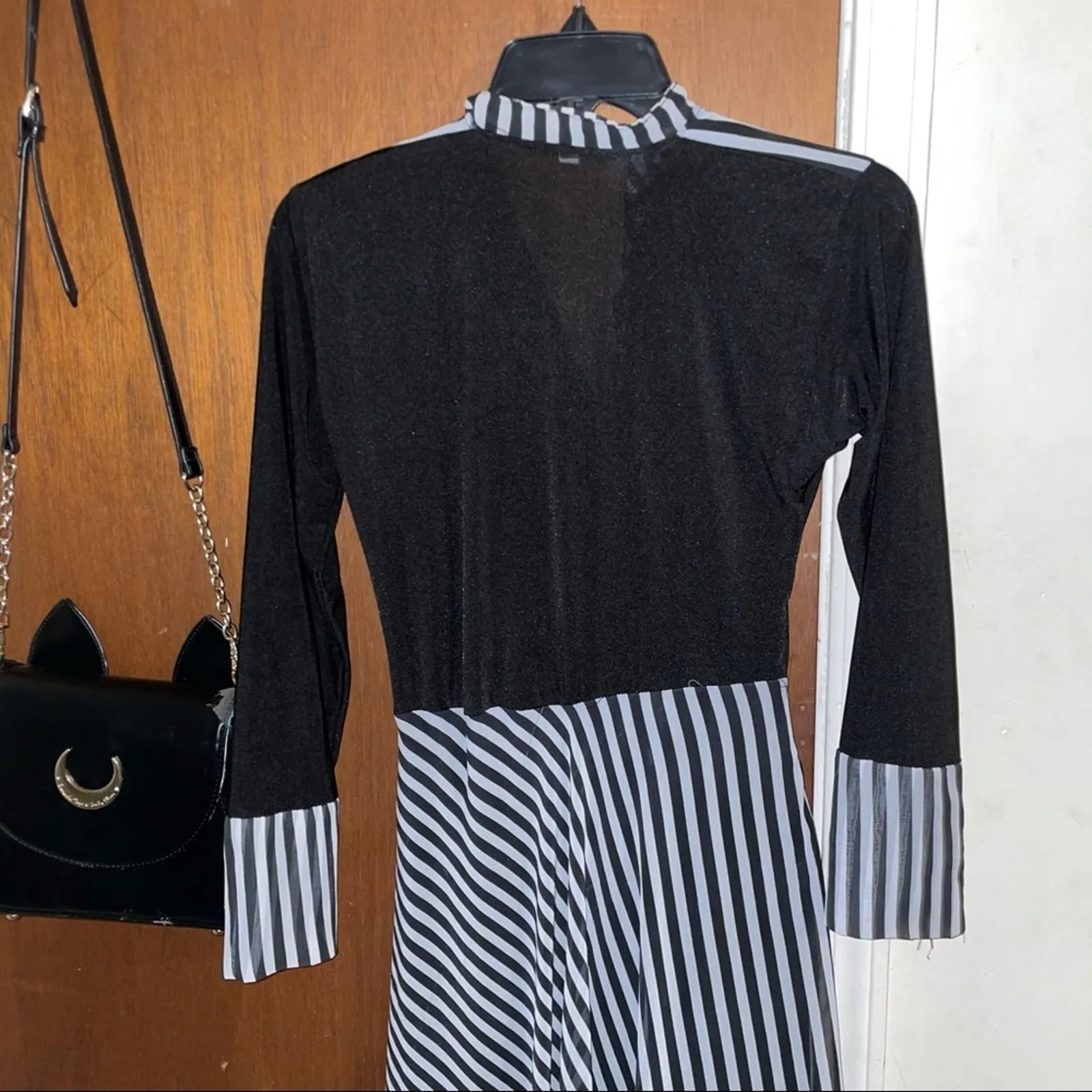 Goth whimsigoth stripe maxi black - Image 3