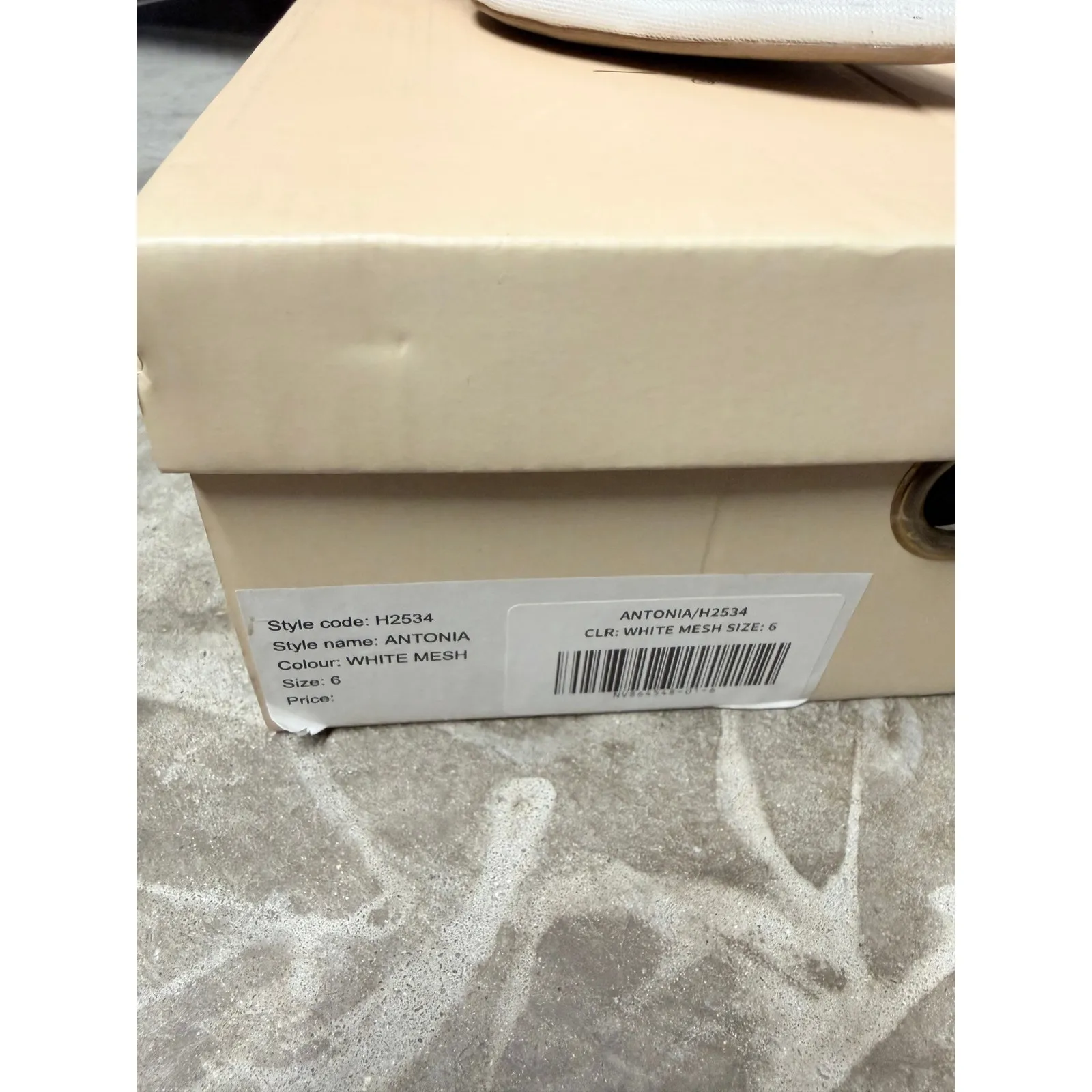 Billion Antonia White Mesh Rhinestone Pointed - Image 7