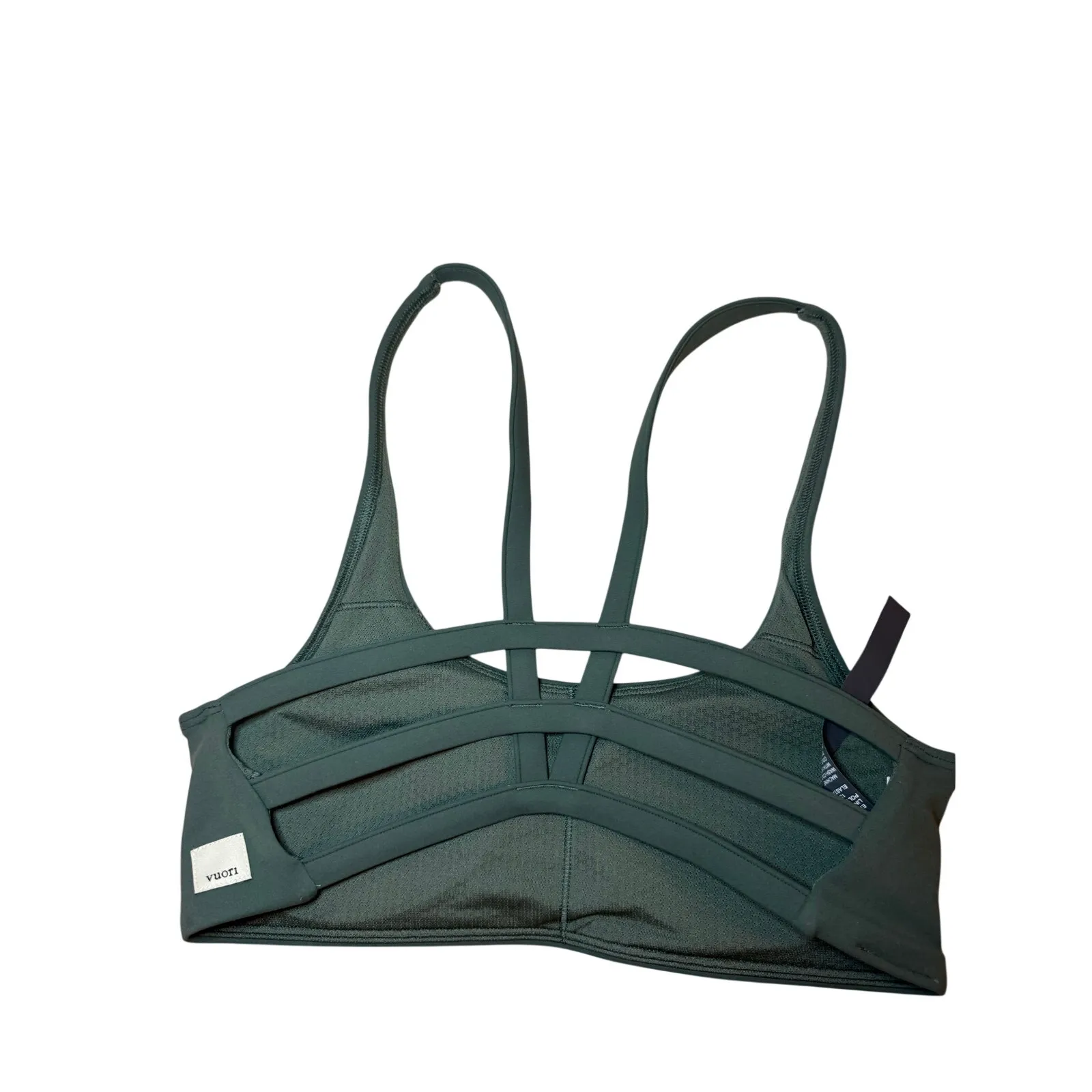 Vuori Yosemite Green Sports Bra - Size XS - New - Image 2