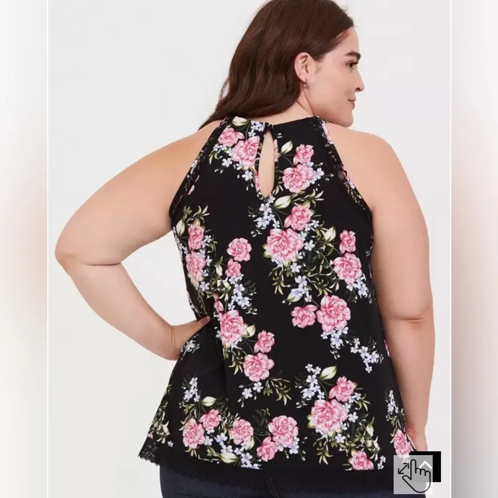 Studio Knit High Neck Keyhole Top size 2 - Image 2