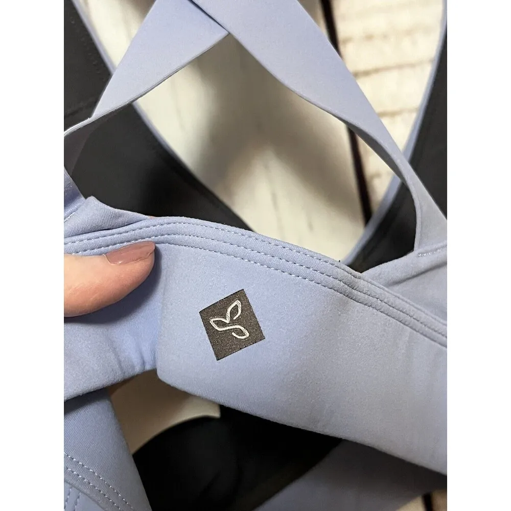 Prana Layna Purple Lavender Strappy Sports Bra Size Medium - Image 4