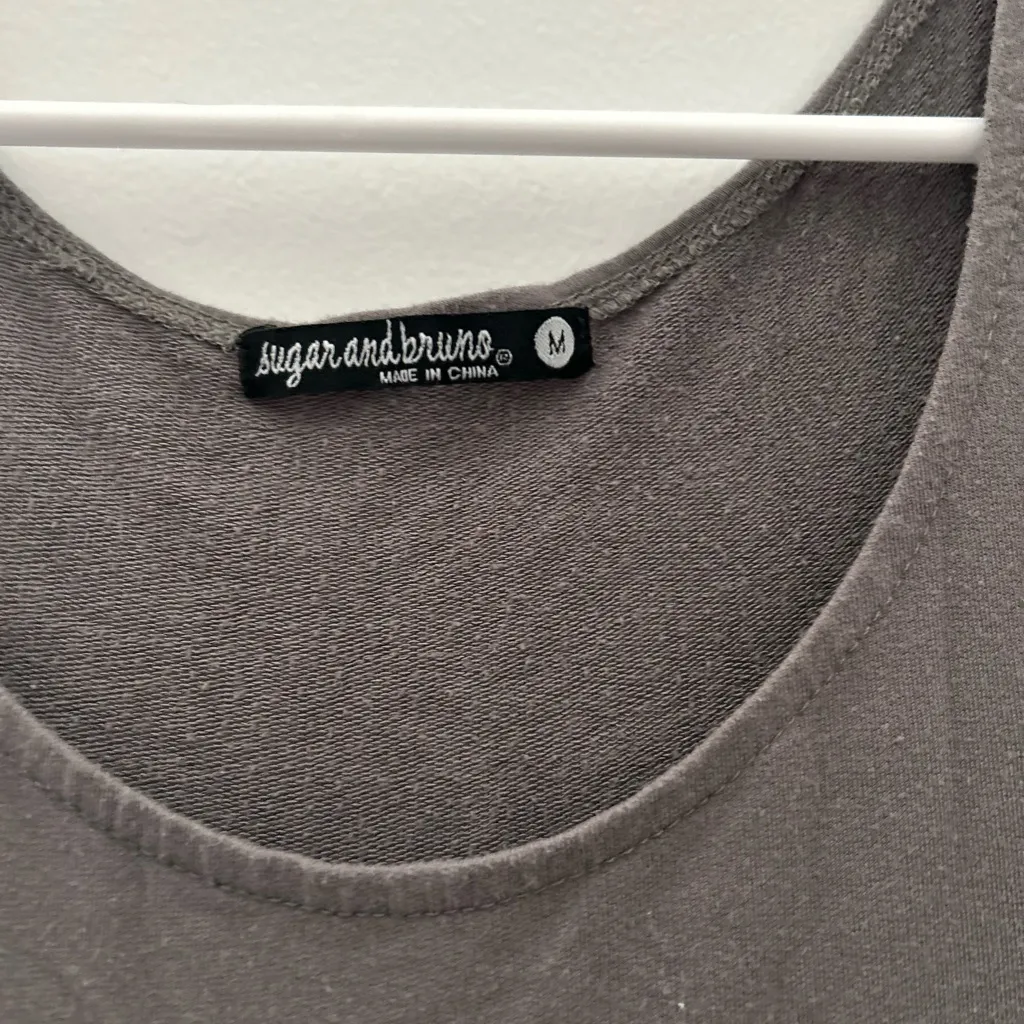 Papermoon Charcoal Tank Top with Pockets - Image 2