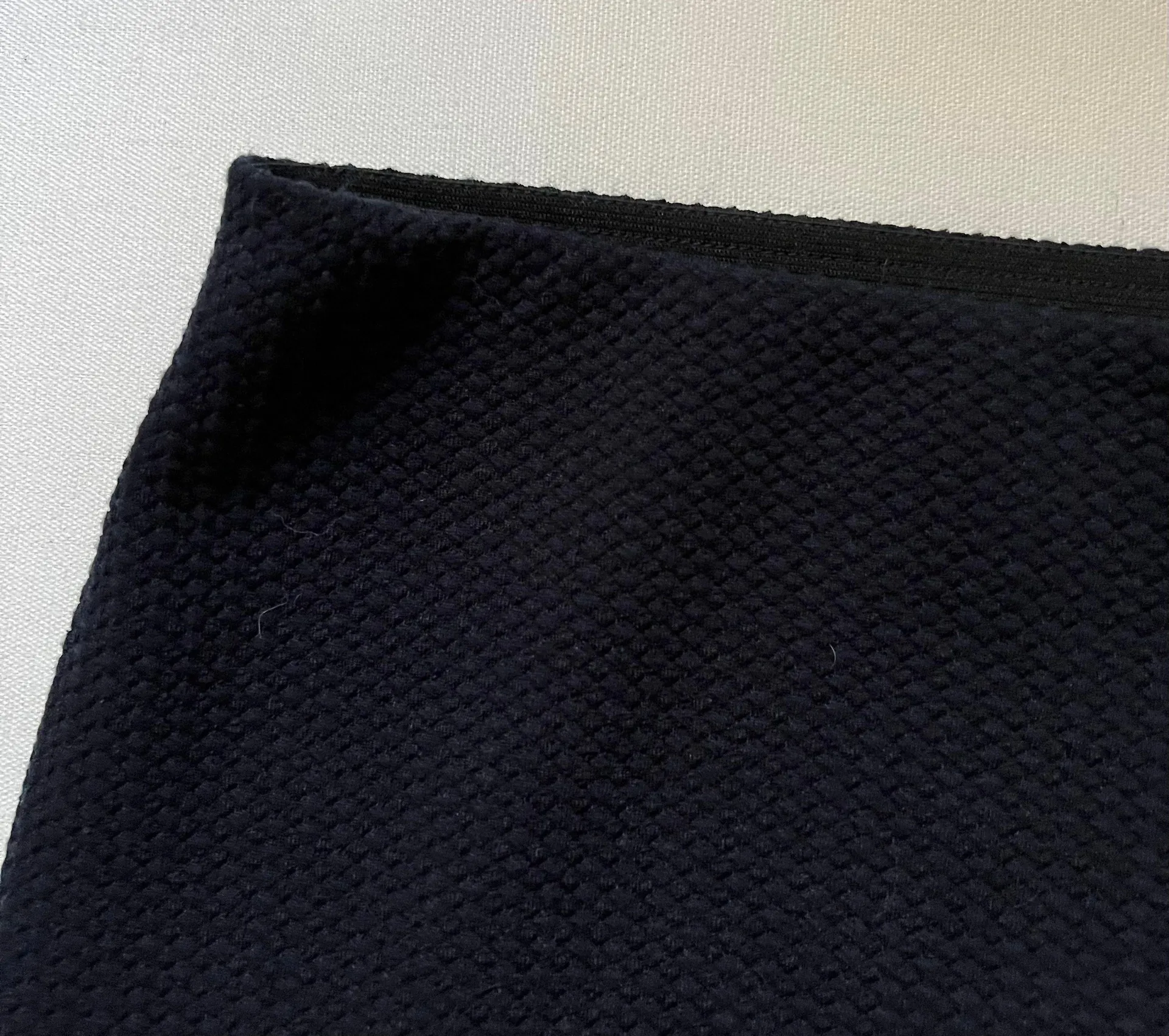 NWT  navy Blue Black Stretchy Mini Skirt - Image 4