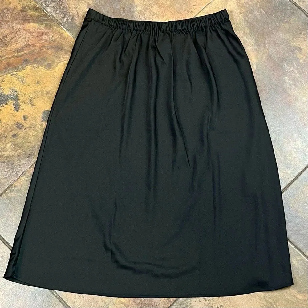 New! NWT J. Crew Women’s Full MIDI Black Skirt Medium - Image 8